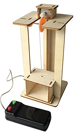 MagiDeal Ascenseur électrique Jouets Science Jouet éducatif, Technologie pour Enfants Cadeau DIY Ascenseur assemblé Jouets Garçons et Filles Adolescent
