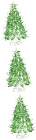 NOLITOY 3stücke Weihnachtlicher Tischbaum Mini-Dekoration Für Weihnachten Festliche Tischdeko Für Partys Fotorequisit Ansprechendem