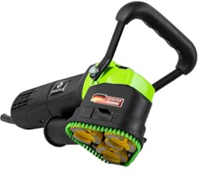 CS Unitec | EES 1400-3 | Corner & Edge Grinder with Dust Extraction. Designed to Grind Concrete, Screed, Tile Adhesive, Paint, Coatings, and More in Tight Corners and Areas – Made in Germany