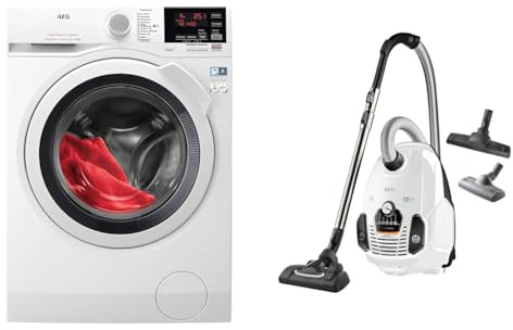 AEG L7WBA60680 Waschtrockner/DualSense - schonende Pflege & CLEAN 6000 AB61C1OKO ÖKO Staubsauger/hohe Saugleistung