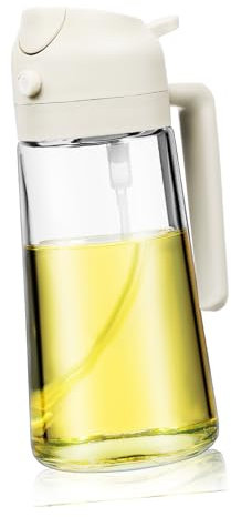 POPETPOP Aceite de Oliva de Vidrio Botella para Mano para Aceite Vinagre y Salsas