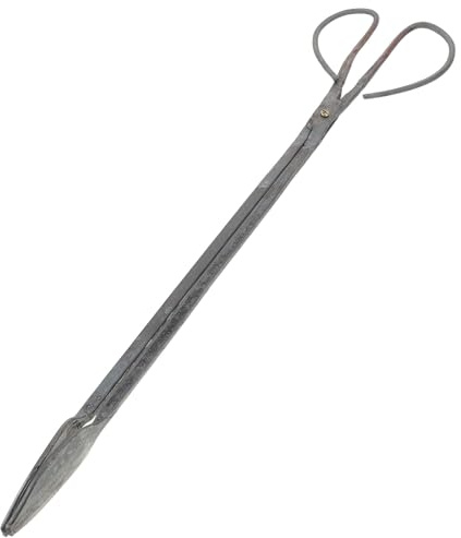 iplusmile Pinzas para Leña de Resistentes de Hierro para Chimeneas Fogatas y Cocinas al Aire para Levantar Leña Interiores y Exteriores Utensilios de Cocina para Barbacoa