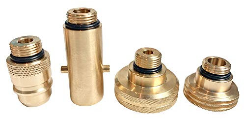 LPG GPL Adapter Tankadapter Set M22 ACME kurz, Dish, Bajonett, Euronozzle