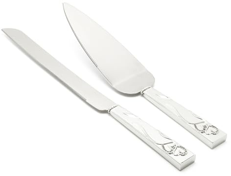 Zilverstad versilberter Tortenheber mit Messer Set 2-teilig