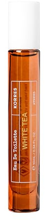 KORRES WHITE TEA Eau de Toilette für Damen Reisegröße, blumiger & frischer Damenduft mit zartem Jasmin Aroma, ideal für unterwegs, vegan, 10 ml