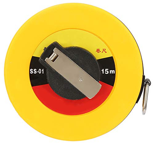 Hyuduo 4 Sortes de Fibre de Verre Ruban à Mesurer Site Mesure Mesure Souverain Doux Règle(15M),mètre à ruban