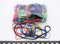 Progom – Goma elástica – Colores múltiples – Longitud plana: 30 mm a 200 mm – Ancho: 1,7 mm a 10 mm – Bolsa de 100 grs