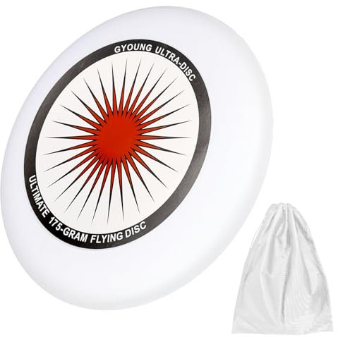 175g Outdoor-Wettkampf-Frisbee, Ultimate Frisbee,frisbee scheibe, drehbares Profi-Frisbee, Bio-Ultimate-Frisbee für Outdoor-Funsport, geeignet für Gelegenheitsspieler und Profis (Aufbewahrungstasche)