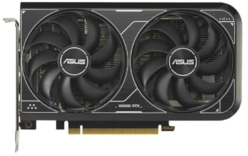 ASUS Dual GeForce RTX 4060 V2 OC Edition 8GB GDDR6 Dual Slot Design für breite Kompatibilität mit Zwei leistungsstarken Axial-Tech-Lüftern DUAL-RTX4060-O8G-V2 / autorisierter Händler in Japan