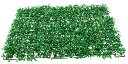 DOITOOL Pannello Prato Sintetico Decorativo Verde Finta per Pareti Interne ed Esterne Sfondo per Casa Giardino Negozi Eventi e Uffici
