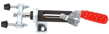 Marhynchus Pince à Bascule à Dégagement Rapide, Pince à Bascule Horizontale à Double Tête avec Course de 32 Mm et capacité de Maintien de 250 Kg, de Serrage Robuste pour le Perçage du Soudage du Bois