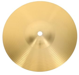 Estándar Platillos Platillos Para Práctica De Choque Latón Kit Batería Metal Jazz Accesorios Instrumentos Musicales 2 Uds(Type1)
