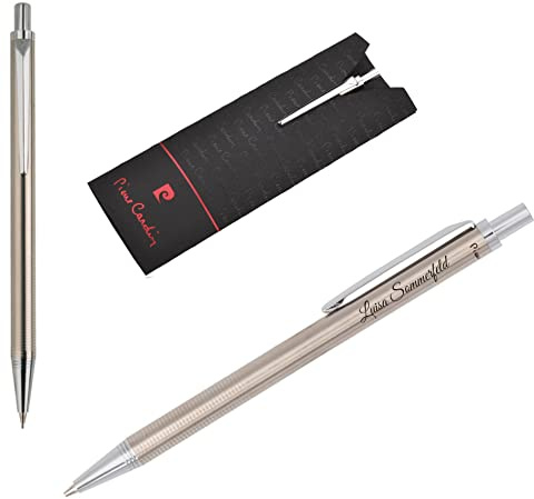 Pierre Cardin® AMOUR Druckbleistift mit Gravur | Premium Stift Etui | Graphitmine | edel | personalisiertes Geschenk | Namen | graviert | Jahrestag | Geburtstag