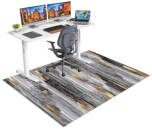Office Chair Mat for Hardwood Floors Non Slip Computer Desk Chair Mat for Carpet Floor Protector Mat for Rolling Chair Gaming Chair Mat for Carpet Floor Mat for Office Chair Gaming Rug 60 x 70 cm