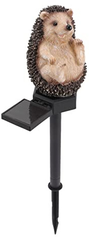 Gatuida Solar Hedgehog Light Outdoor Garden Stake Decorative Solar Path Lights for Lawn