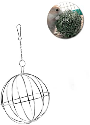 ibasenice Balle Distributrice De Nourriture pour Animaux De Jouet Suspendu pour Cobayes Hamsters Rats Et Lapins