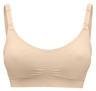Medela Keep Cool Ultra Nahtloser Schwangerschafts- und Still-BH ohne Bügel – Mit 6 eingewebten atmungsaktiven Zonen – Soft-Touch-Gewebe