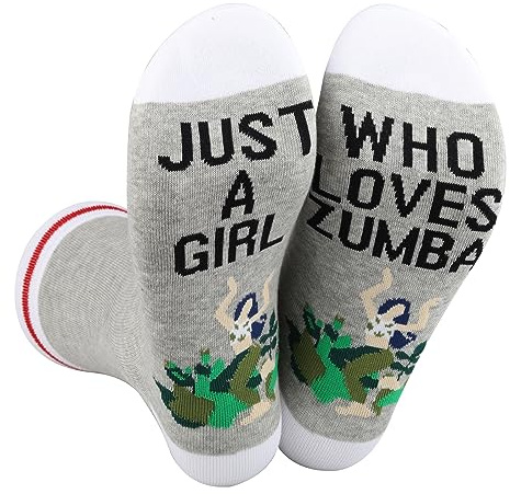 BWWKTOP Zumba Socks For Women - Zumba Lover & Teacher Gifts