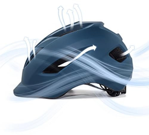 Fahrradhelme für Herren | Skateboard-Helme, Fahrradhelme mit Rücklicht zum Rollerfahren, Rollschuhlaufen und Inlineskaten, Radfahren, Skateboarden, atmungsaktiv und schützend