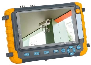 Tester per telecamere di sicurezza CCTV IV8W Monitor da 5,0 pollici CVBS 8MP AHD/CVI/TVI CCTV Tester Tester for fotocamera 4 in 1 Tester portatile Supporto Ingresso PTZ VGA