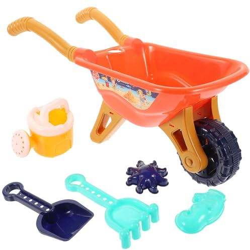 Kisangel Brouette à Sable de Jouets de Plage Amusants pour Développement Coordination et Créativité et Design Innovant Couleur Aléatoire