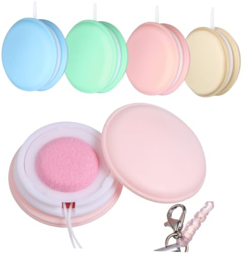 UTHCLO Dual Sided Screen Cleaner Random Color 4pcs with Silicone and Pp Material, Convenient to Carry with Lanyard and Buckle, for Cleaning Tablets and Removing Smudges for Phone and Camera Lenses