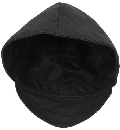 Tofficu Berretto da Saldatura Ignifugo Grigio Rete Traspirante e Fascia Aderente, Equipaggiamento di Sicurezza per Saldatori Adulti, Protezione Antivento per Uso Professionale Quotidiano