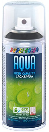 Dupli-Color 476624 Aqua matt, 150 ml, RAL 9005, Schwarz