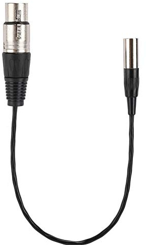 Denash XLR 3pin Stecker auf XLR 3pin Buchse Audiokabel, Audioadapterkabel Aluminiumfolie Geschirmter Kupferdraht Audiokabel XLR Mikrofonkabel für Kamera