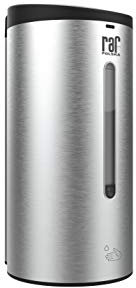 RAF - Dispensador de Jabón Líquido de Manos Automático sin Contacto Contactless Cepillado de Acero Inoxidable 304-700ml - Resistencia al Agua IPX4
