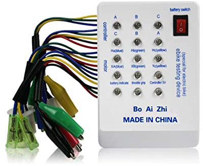 E-Bike Tester 24V/36V/48V/60V/72V Electro Car E-Bike Scooter Brushless Motor Controller Tester Quick Battery Powered Spared Device Controller