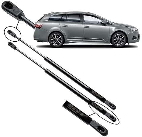 Ramor Strutz 2x Gasfeder Dämpfer Heckklappe Kompatibel mit Toyota Avensis Combi 2009-2018. Gasdruckfeder Heckklappendämpfer Ersatz für 6896005081 und Andere.