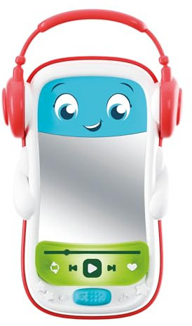 Clementoni - Gioco Neonato My First Musical Pod, Gioco Musicale Prima Infanzia Elettronico ed Interattivo per Bambini 3-6 Mesi, Centro attività Luci E Suoni, 17894