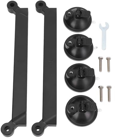 Supporto a ventosa compatto per tettuccio apribile satellitare, supporto per parabrezza con 4 ventose, mini antenne paraboliche portatili per auto per varie superfici