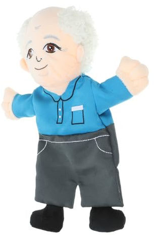 GARIOUANS Handpuppe Großfigur Aus Weichem Plüsch Für Kinder Und Erwachsene Zum Geschichten Erzählen Und Interaktiven Spiel