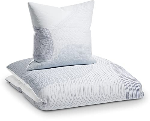 sleepwise Bettwäsche 140x200 Sommer Bettwäsche 2tlg- ÖKO-TEX, Traumhaft Weich, Atmungsaktiv, Bügelfrei & Knitterfrei - Bettbezug Set aus gebürsteter Mikrofaser mit 65x65cm Kissenbezug
