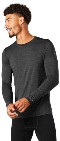 Smartwool Classic All-Season Merino Couche de Base supérieure pour Homme Iron Heather S
