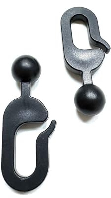 60 ganci per tende gazebo, ganci in plastica per tende gazebo, ganci invisibili per tende da esterno, gazebo baldacchino, forniture per casa e hotel