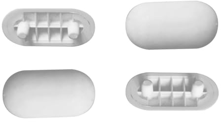 4 Pz.PARACOLPI COPRIVASO TIPO IDEAL STANDARD SEDILE WC GOMMINI COPRI-WATER KIT (ALTEZZA 7)