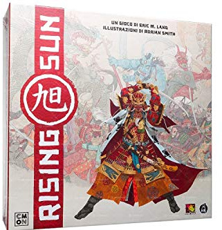 Asmodee: Rising Sun, Brettspiel, 3-5 Spieler, ab 14 Jahren, italienische Ausgabe