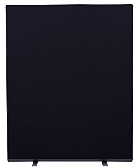 Panelwarehouse 1200mm Wide Nyloop Office Partition Screen - 3 Heights & 10 Colours (Black, 1200mm W x 1500mm H)
