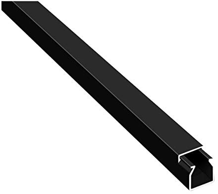 CILSON Kabelkanal, 12x12 mm, Schwarz, selbstklebend | PVC, UV-beständig, Innen & Außen, Made in Germany
