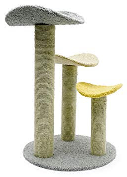KUANDARYJ Mehrschichtig Katzen Kratzbaum mit Katzenspielzeug Sisal Katzenkratzbaum Kratzsäule Katzentreppe für Katzen Große Aussichtsplattformen Pet Products Stark tragen, A