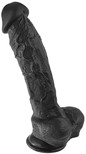 Gode réaliste godes anaux vaginaux avec ventouse silicone noir pénis g-spot plug anal sex toys pour femmes et masturbation féminine