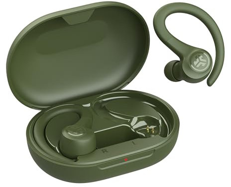 JLab Go Air Sport, In Ear Kopfhörer Kabellos, Bluetooth Kopfhörer Sport - Sportkopfhörer, 32+ Stunden, USB Ladecase, 3 EQ-Sound - True Wireless Kabellose Kopfhörer für Gym, Fitness, Grün