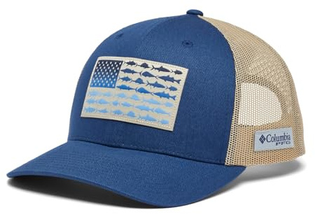 Columbia PFG Fish Flag Mesh Ball Cap, Mesh Cap Kappe für Unisex