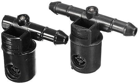 BaRuli Buses de Pare-Brise de Voiture pour Opel Corsa 2006-2014 2 pièces Voiture Avant essuie-Glace Lave-Glace Jet buse essuie-Glace Vaporisateur d'eau