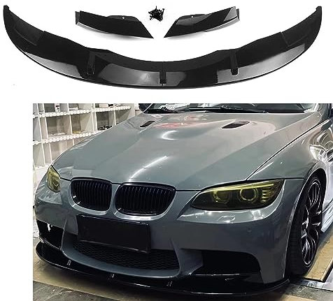 Frontstoßstange Lippe für BMW E90 E92 M3 2009 2010 2011-2013, Autoteile Frontspoiler, Frontspoiler Lippe Schwert für Stoßstange Frontschürze Lip Splitte