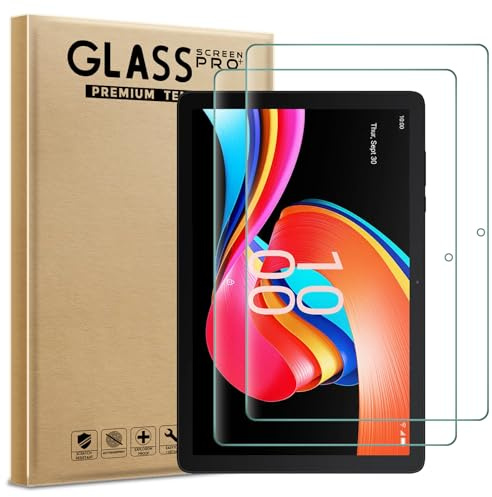 AOKUMA Schutzfolie für TCL Tab 10L Gen2 10.1 Inch Tab Panzerglas,【2 Stücke】 Glas kompatibel mit TCL Tab 10L Gen2 Schutzfolie,Premium Glasfolie mit 9H Härte,Anti Kratzer,Splitterfest,Anti-Öl