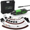 Ginour Rotary Tool Kit 200W Rotary Multi Tool 6 Variable Speed 8000-35000RPM with Keyless Chuck and Flex Shaft, 135pcs Accessories Set for DIY Craft, Engraving, Cutting, Sanding, Polishing